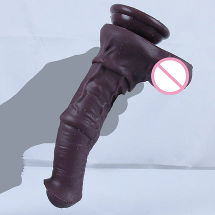 S/M/L Huge Horse Dildo Realistic Animal Penis High Simulation Sex Toys With Suction Cup Anal Plug for Adults Masturbation Orgasm