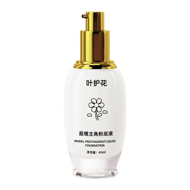 45ML Pure White Liquid Foundation Goth White Foundation Cream Concealer Cosplay Clown Halloween Face Body Paint Zombie Make-Up