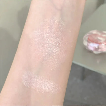 LEE INTO Dream Flower Highlight Powder Brightens and Contours Pearlescent Glitter No Flying Powder