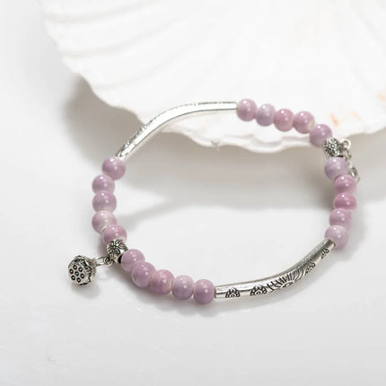 Women's Ceramic hand made DIY Bracelets Artware Retro bracelet for woman girl gift Fashion Jewelery wholesale #1555
