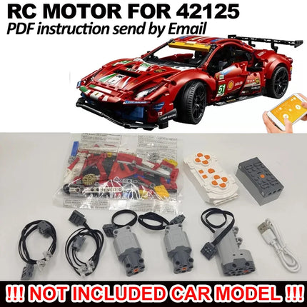 MOC 42110 Technical App Control RC Motor Set Modification Building Blocks Kit for Land SUV Defenders Rover Car DIY Bricks Toys