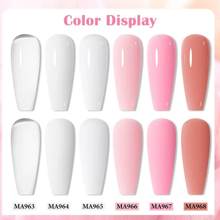 150ml Large Capacity Quick Extension Nail Gel Polish Nude Pink Milky White Builder Nail Art Varnish Manicure DIY Nail Supplies