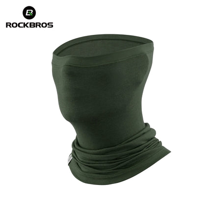 ROCKBROS Windproof Fleece Neck Warmer Winter Scarf Tencel Wool Bandana Mask Snowboard Skiing Outdoor Scarf Balaclava Unisex