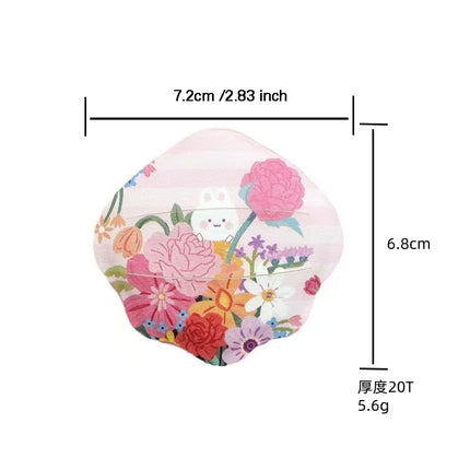 1 cute rabbit shell marshmallow air cushion powder puff thick rubycell shell shape makeup powder puff dry and wet dual-use