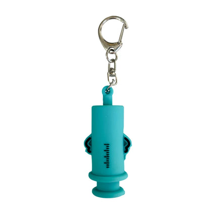 1PC Syringe-Shaped Ampoule Bottle Opener Keychain Rubber Cutter Aid Medication Vial Breaker Tool For Home Nurses And Doctors