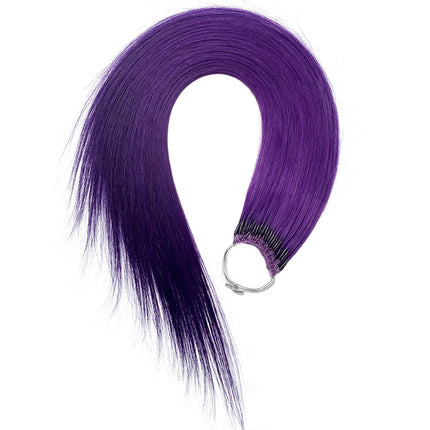 DIYOMO Korean 100% Pure Cotton Real Hair Double Brush Feather Silk Remy 50g Natural Color Double Head for Hair Extensions