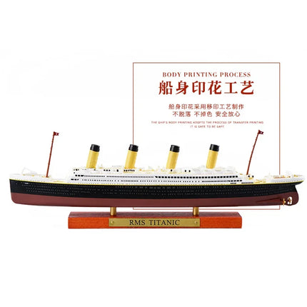 Classics Luxury Cruises Simulation Alloy Ship Model Titanic Ornament Lusitania Normandy HMHS BRITANNIC Steamer