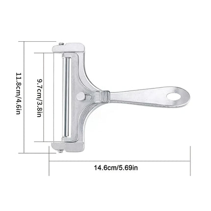 Cheese Slicer Cheese Scraper with AdjustableThickness Butter CheeseShaver ButterSlicer Multi-purpose KitchenTool