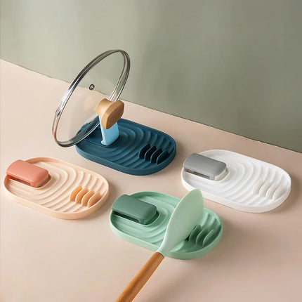 Plastic Spoon Holder Kitchen Cooking Tools Kitchen Spoon Utensil Heat Resistant Storage Shelves Kitchen Accessories