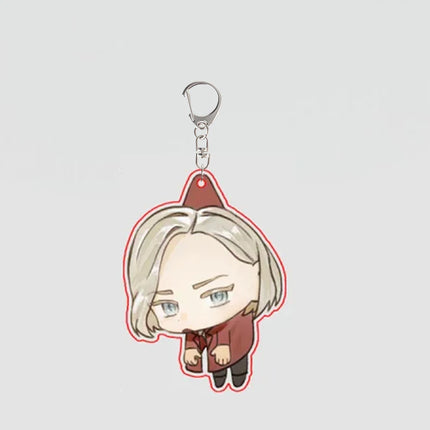 RE9 RE Game Leon Claire Acrylic Keychain Zombie Survival Horror Game Fans Gift Backpack Pendant Anime Cosplay Accessories
