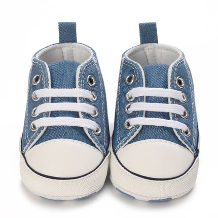 0-18 Months Newborn Baby Shoes Classic Fashion Casual Sports Shoes for Boys and Girls Non slip Soft Sole Walking Shoes
