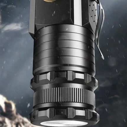 3 F350 LED Mini Flashlight Powerful Type-C Rechargeable 18350 Battery Torch SST20 2000LM Lamp with Tail Magnet Tactical Lantern