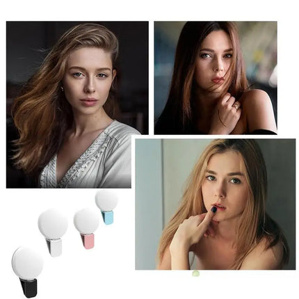 Portable LED Lamp Phone Live Video Beauty Light Universal Mobile Phone Selfie Fill Light USB Charge Photography Clip Fill Light