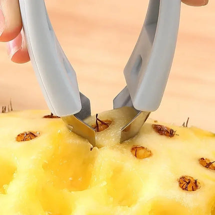 Kitchen Stainless Steel Pineapple Eye Corer Fruit Vegetable Knives Stem Remover Clip Strawberry Huller Peeler Tweezers Gadgets