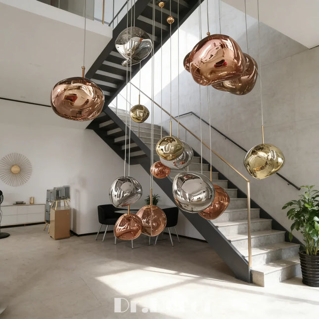 Modern Lava LED Pendant Lights Lighting LOFT Living Room Bedroom Decoration Hanging Lamp Suspension Luminaria Cafe Light Fixture
