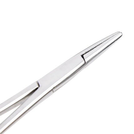 Stainless Steel Locking Forceps Arterial Surgical Clips Curved Straight Fishhook Forceps Hemostatic Forceps Hand Tools