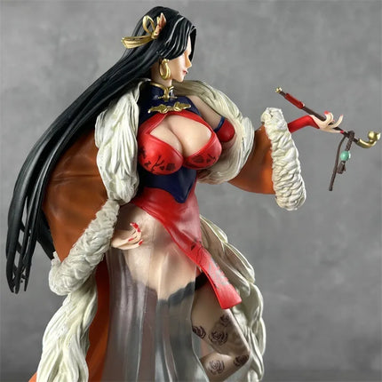One Piece Boa Hancock Chinese Style Cheongsam Figure Anime Girl Model Collectible Desktop Decoration Gift