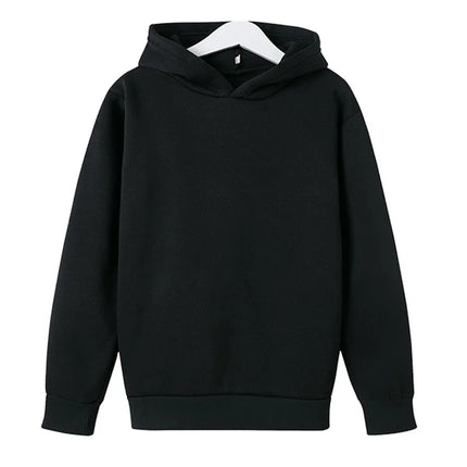 Spring and Autumn Kids Hot selling Hoodies 2-12 Year Old Boys and Girls Casual Hoodies Top Solid Color Sports Hoodies