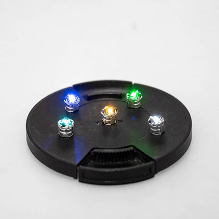 3pcs Mini Magnetic Control Led Lamp Wireless Light Diy Model Making Toys for Robots/Airplane Model/Cars/Diorama with Batteries
