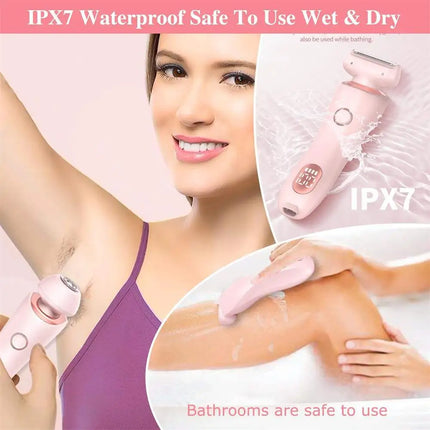 Lady Hair Removal Device Eyebrow Shaper Waterproof Electric Epilator for Women Whole-Body Trimmer Legs,Underarm,Arm Hair Remover