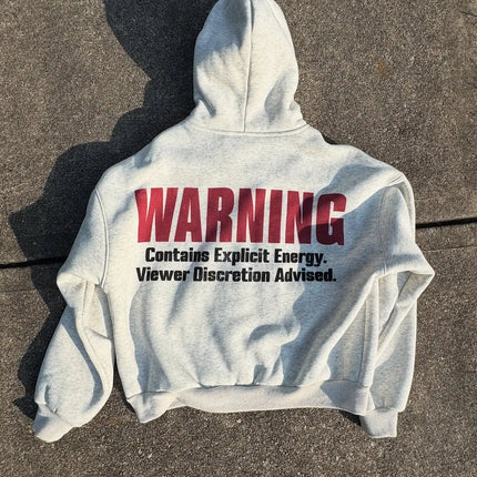 Luni Wild Nights Live Print Loose Zipper Hoodie Women Street Y2k New Hip Hop Punk Rock Sweatshirt Best Sell Unisex Casual Hoodie