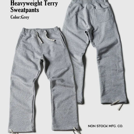 Non Stock Men's Heavyweight Sweatpants Leisure Cotton Jogger Workout Active Pants