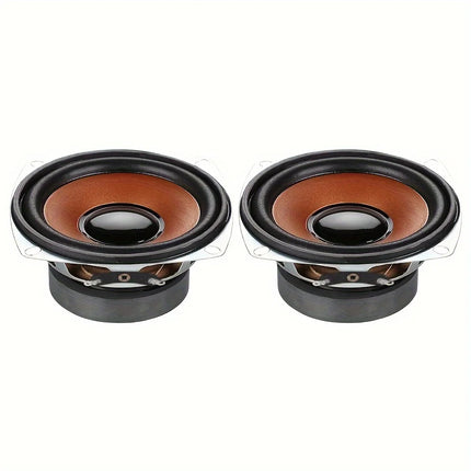 2 PCS/lot 3 Inch Bass Speaker Square 4 Ohm 10W Midrange Woofer DIY BT Subwoofer Loudspeaker For Home Sound System