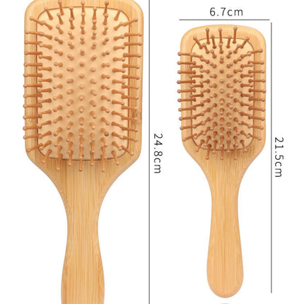 1pc natural wooden hair comb hair loss scalp massage hair brush hair care healthy bamboo Special for real hair wigsboo comb