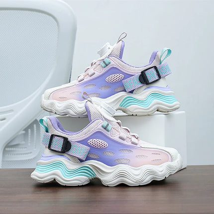 Kids Shoes for Boys Spring Summer 2025 New Casual Mesh Breathable Sneakers Platform Soft Comfortable Running Shoes for Children