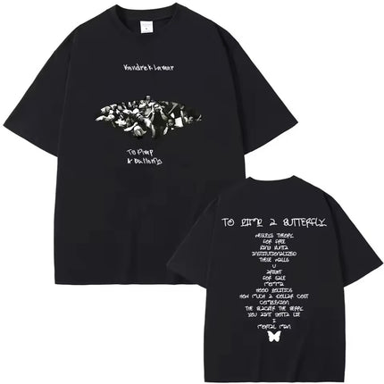 Rapper Kendrick Lamar DAMN To Pimp A Butterfly Mr. Morale & The Big Steppers Album Graphic Wamen Unisex Men T-shirt