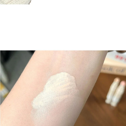 Soft Plush Head Concealer Pen Detail Covering Dark Circles Even Skin Tone Brightening Oil Control Foundation Face Holding Makeup