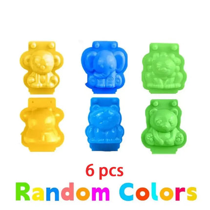 Kids Color Clay Dough Tool Set Animal Mold Play Dough Accessories DIY Plasticine Cutter Roller Press Educational Children Toys