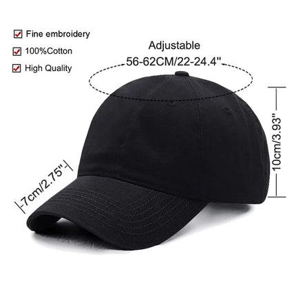 Custom Baseball Cap Embroidered Text Name Logo Soft Washed Cotton Dad Hats for Men Women ﻿ ﻿