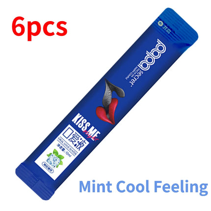 6pcs Oral Sex Water Liquid Edible Lubricant Strawberry Peach Flavor Ice Fire Lubricants Sex Toys for Women Men Couples Sexshop