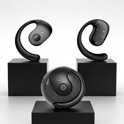 Wireless Headphones Bluetooth Headset with Mics HiFi Stereo Sound Earphones Smart Touch Sports Earbuds for phone
