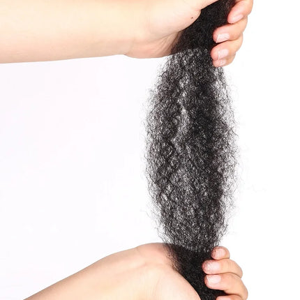 150gram Afro Kinky Bulk Human Hair For Braid Twists Curly Hair Extension Dreadlock Extension Create Dreadlocks