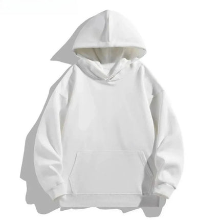 European and American fashion solid color loose multi-functional hooded sweatshirt breathable and comfortable sweatshirt
