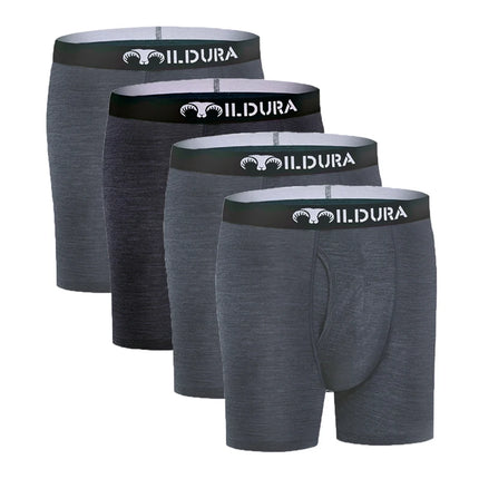 100% Merino Wool Boxer Briefs Men Merino Underwear Base Layer Merino Boxer Brief Underpants Soft Moisture Breathable Asian Size
