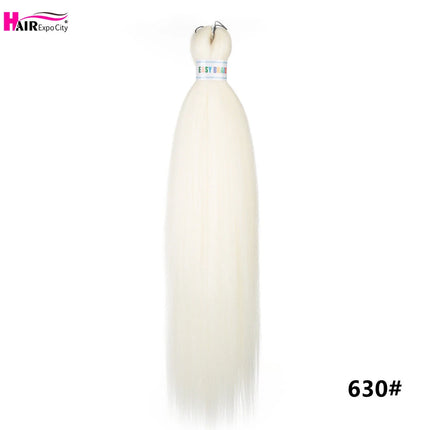 Easy Braids 26Inch Synthetic Jumbo Braids Hair Extensions Ombre Colorful Braiding Hair Pre Stretched Hair Expo City