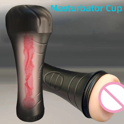 Realistic Vagina Male Masturbator TPE Soft Tight Pussy Erotic 18+ Adult Toys Sex Toys For Men Masturbatings machine Sex shop