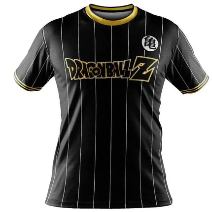 2026 Summer Dragon Ball Z Goku Kame Symbol Football Jersey, 3D Print Polyester Oversized Loose Sports T-Shirt for Men Women Kids