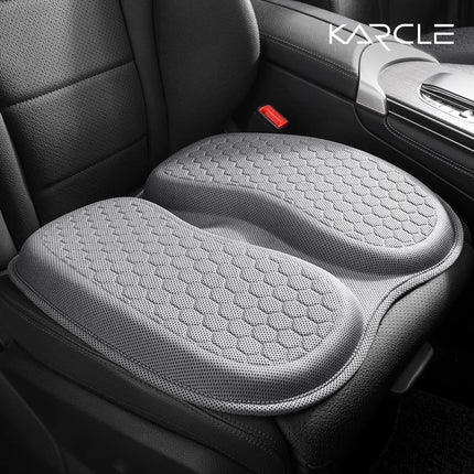 3D Summer Gel Breathable Single Seat Cover Cushion Ventilation Cooling Universal Car Curved Design Pad Auto Interior Accessory