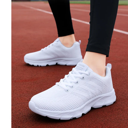 New Sneakers Women Casual Shoes Fashion Breathable Walking Mesh Flat Shoes Women 2024 Tenis Feminino White Ladies sports Shoes