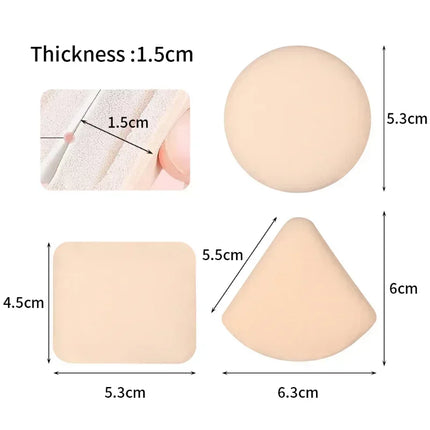 1/5/10PCS Triangle Makeup Sponge Dry Wet Dual Use Soft Cotton Candy Puff for Foundation,Air Cushion & Powder