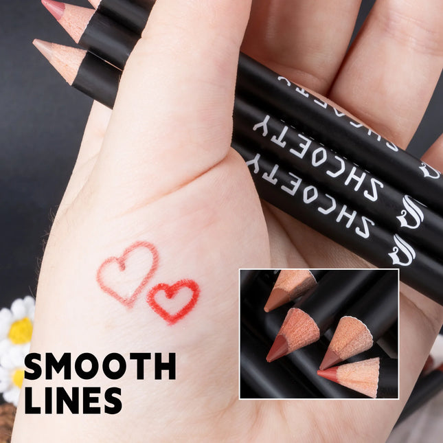 Matte Lip Liner Easy To Apply And Long-Lasting Natural Plump And Beautiful Lip Shape Lipstick Lip Pencil Cosmetics