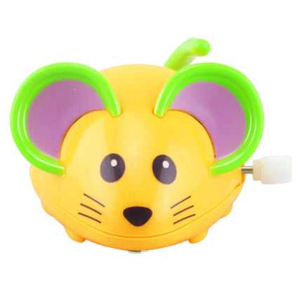 1 pc Cartoon Rat Wind Up Toy Running Chain Clockwork Small Toys First Lovely Rat Mouse Toy for Gift