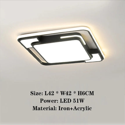 Living Room LED Ceiling Lamp Modern Simple Bedroom Room Dining Light Nordic Lustre Home Decoration Interior Lighting Chandelier
