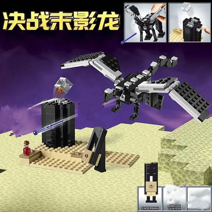 Ensemble de Construction Dragon de l'Ender et Vaisseau - 222 Pièces