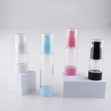 10/20/50pcs 15ml 30ml 50ml Empty Plastic Airless Pump Bottle Cream AS Pump Travel Bottle Serum Foundation Container Makeup 41402