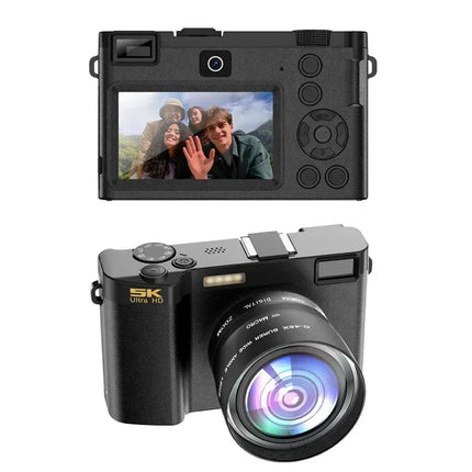 5K Professional Digital Camera Wide Angle Digital Zoom 64MP Camcorder Photography 3 Inch Screen Vlog Video Recorder WIFI Webcam